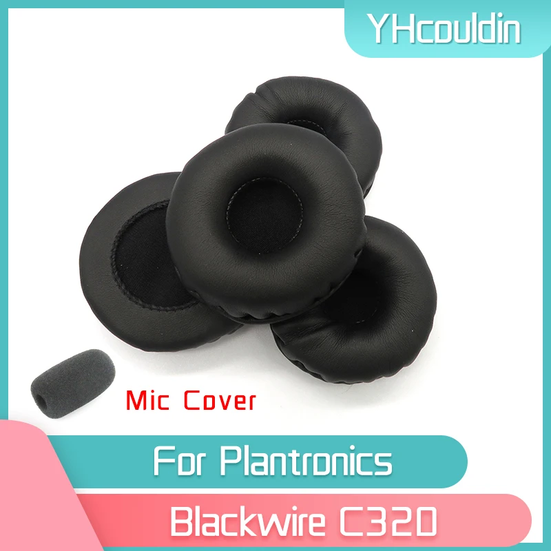 

Вкладыши YHcouldin для наушников Plantronics Blackwire C320, Сменные аксессуары для наушников из мятой кожи