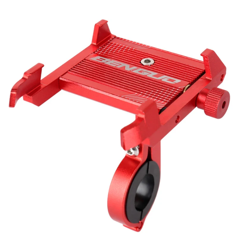 

Mobile Phone Holder Bracket Mount For Bike Motorcycle Bicycle Fit Mobile Width 55-100MM Aluminum Alloy Mechanical locking Holder