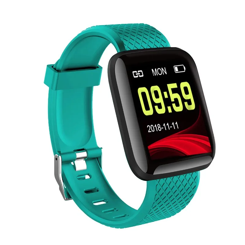 Смарт-часы для мужчин, кровяное давление, водонепроницаемые, умные часы для женщин, монитор сердечного ритма, фитнес-трекер, спортивные часы для Android IOS pk b57 - Цвет: cyan-blue