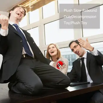 

Hand puppet Toy Slow Rebound Plush Elastic Doll Decompression Toys Ornaments Gifts Can Be Used As Office Vent Toys 1pc Cute