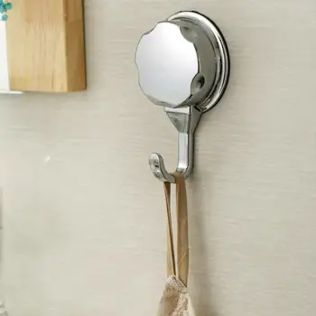 

1PC No punch Strong Suction HooksForHome Kitchen And Hangers Cup Hanger Bathroom Storage Sucker Holder Key F9C8
