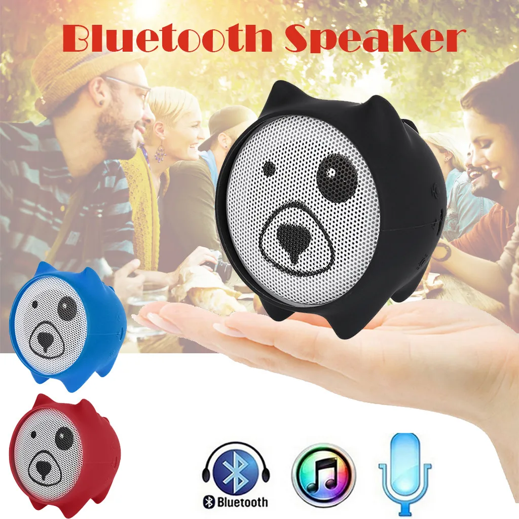 Для Носимых устройств Портативный беспроводной Bluetooth стерео звук симпатичный