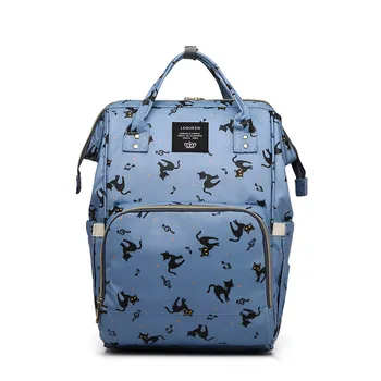 

Cat Printed Diaper Bag Mummy Maternity Bag for Baby Waterproof Diaper Bags Backpack Nappy Bag Large Capacity Stroller Bags