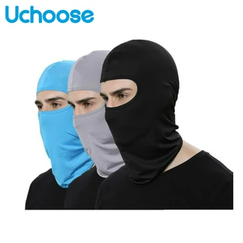 

Outdoor Black Full Face Mask Motorcycle Balaclava Masks Cagoule Masque Moto Face Shield Bivakmuts Scarf Cycling Neck Headwear