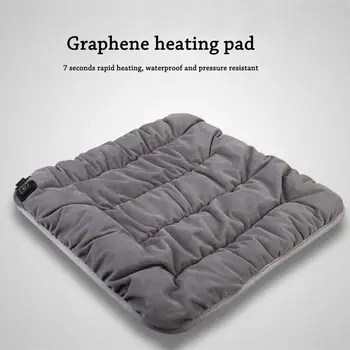

USB Electric Multifunctional Heating Cushion Graphene Physiotherapy Heating Pad Plug-in 5 Volt Safety Voltage Office Car Pet Use