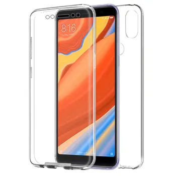 

TBOC case for Xiaomi Mi 8 - Mi8 (6.21 ") - Case [Clear] Full [Silicone TPU] Double Face [360 Degree] Mobile