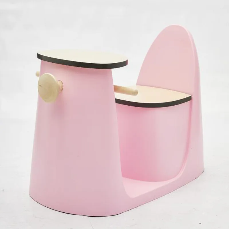 Minimalist Creative Home Baby Dining Chair Modern Plastic Low Stool Cute Backrest |
