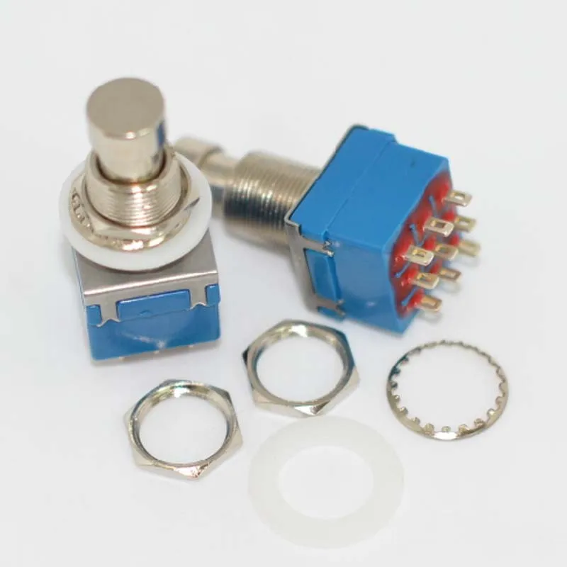 5X3PDT9PINGuitarEffectsStompSwitchPedalBoxFootMetalTrue