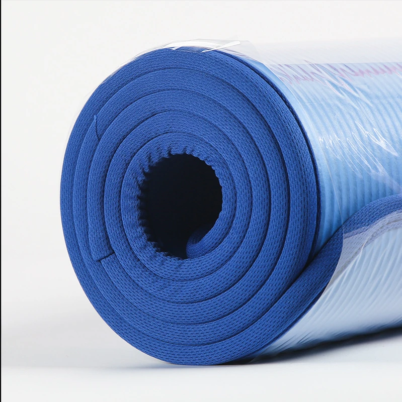 10MM Extra Thick 183cmX61cm High Quality NRB Non-slip Yoga Mats For Fitness Tasteless Pilates Gym Exercise Pads with Bandages