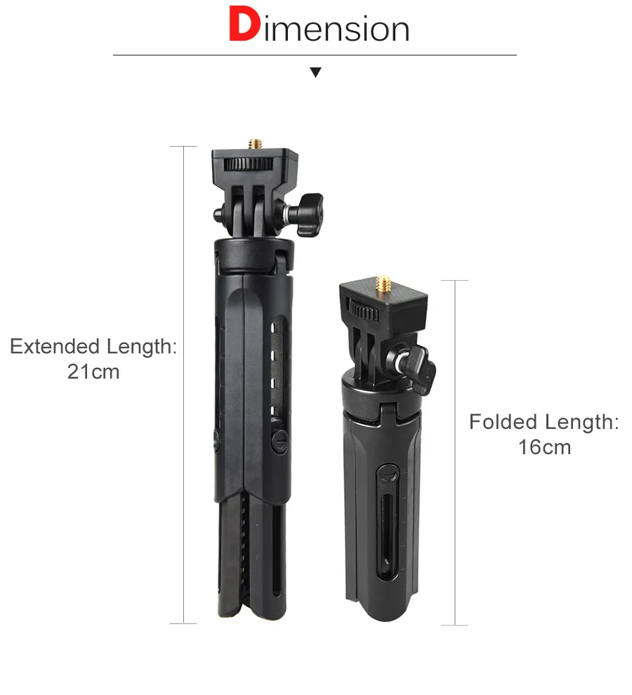 Godox MT-01 мини-штатив с креплением для селфи портативная камера Настольный дорожный штатив для Godox AD200, DSLR, видеокамера