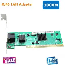 10/100/1000 Мбит/с гигабитный PCI сетевая карта RJ45 Lan карта PCI бездисковой сетевой адаптер для ПК компьютер