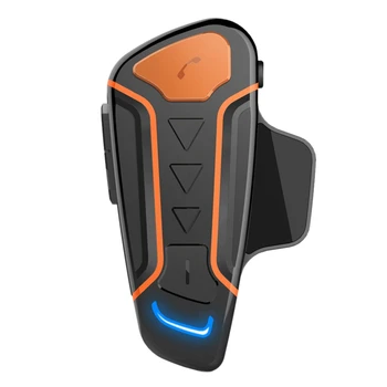 

New 1000M Motorcycle Helmet Walkie-Talkie Moto Waterproof Bluetooth Walkie-Talkie Headset With Fm Function