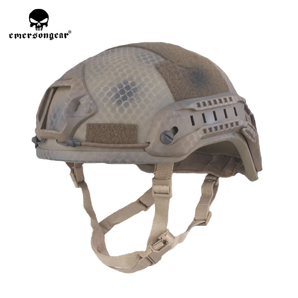 Emersongear Emerson Тактический ACH MICH 2001 шлем для охоты средняя защищенность ABS TC 2001 шлем Advanced w NVG Shroud& Side Rail