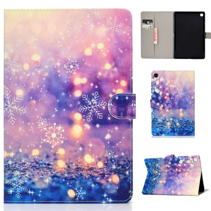 Чехол для Samsung Galaxy Tab S5e 10,5 T720 SM-T720 SM-T725 Smart Cover Funda с мультяшным животным узором чехол-подставка+ подарок - Цвет: N008
