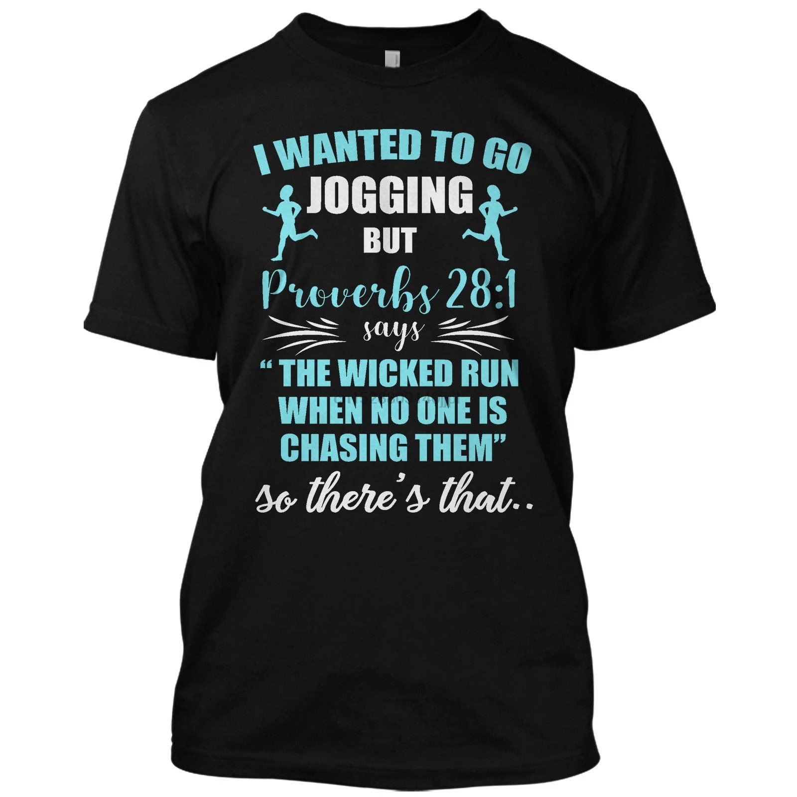 Мужские футболки мода 2019 я хотел чтобы Go Jogger But Proverbs 281 забавная футболка