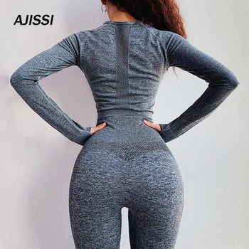 

Yoga Set Women Fitness Clothing Sportswear Woman Gym Leggings high waist Padded Push-up Strappy Sports Bra 2 Pcs Sports Suits