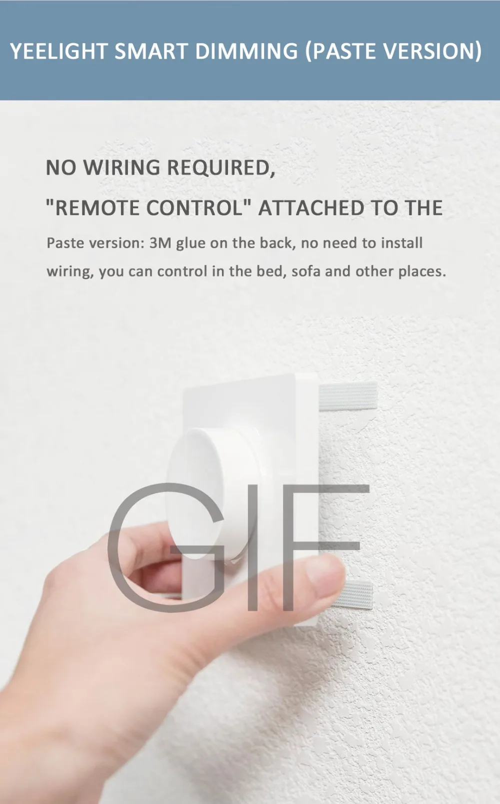 HOT Original Mijia Yeelight Smart Dimmer Switch Intelligent adjustment Off light still work 5 in 1 control Smart switch