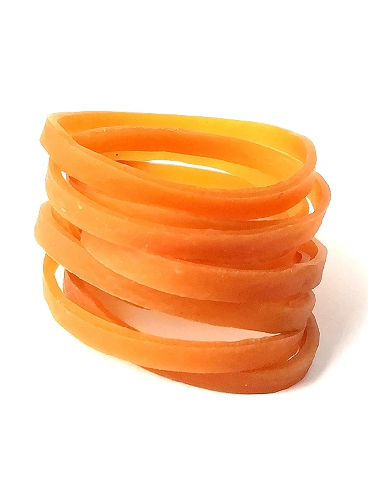 Large Orange Rubber Bands