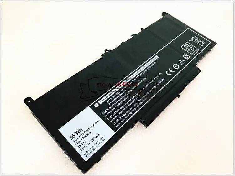 GYIYGY 7,6 V 7200 мА/ч, 55Wh J60J5 устройство замено ноутбука Батарея для Dell Latitude E7270 E7470 J60J5 R1V85 MC34Y 242WD