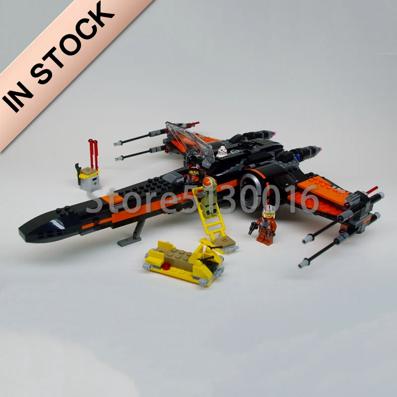 05004 Звездные войны серии первый заказ Poe X-wing Fighter 735 шт модель детские игрушки строительные блоки кирпичи 75102 79209 10466