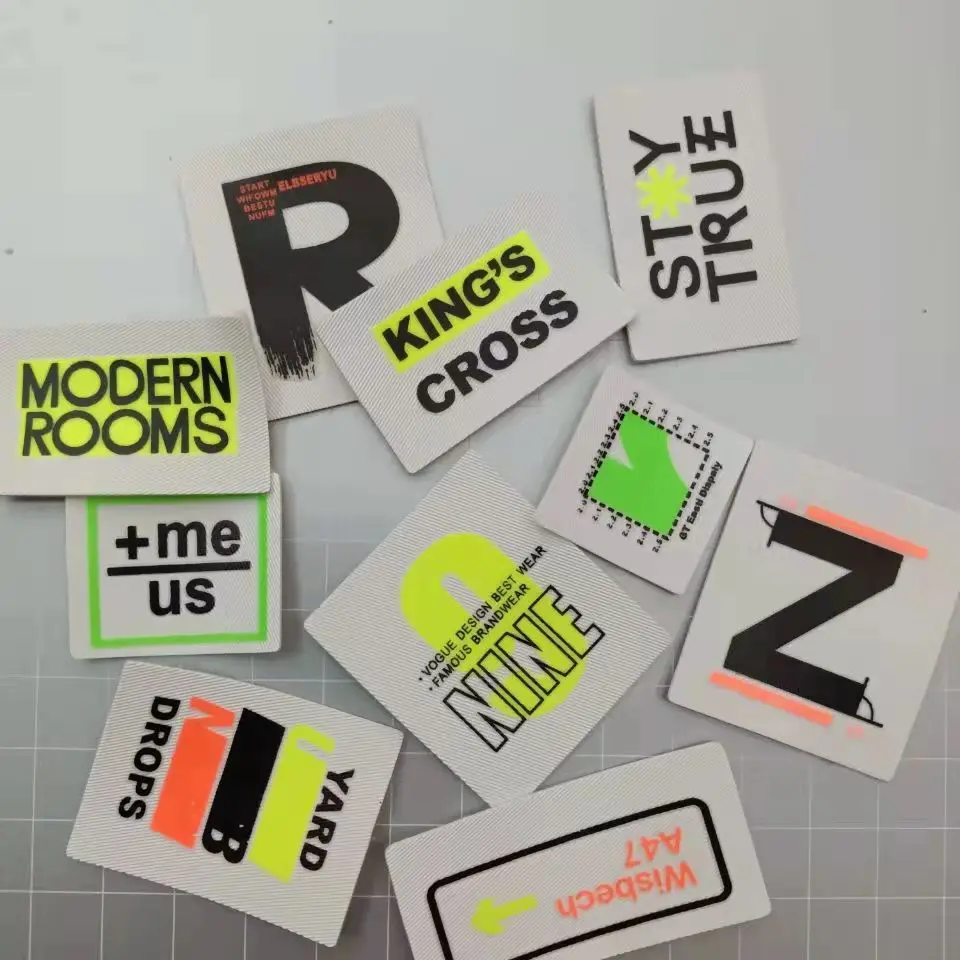 Mixe 10Pcs/Lot Cotton Handmade Labels For Clothes With Parches Para La Ropa For Diy Embroidery Stickers Sewing Accessories
