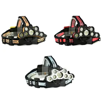 

T6 LED Headlamp Headlight Head Torch Rechargeable Flashlight Work Light 6 Modes Headlight LED Headlamp Headlamp Waterproof