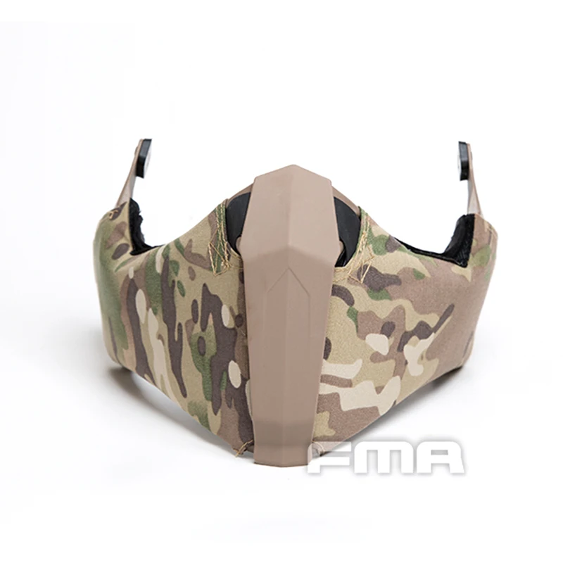 

FMA Airsoft Mask Tactical Half Face Mask Gunsight Mandible For Fast/High Cut/MT Helmet Accessories 1304