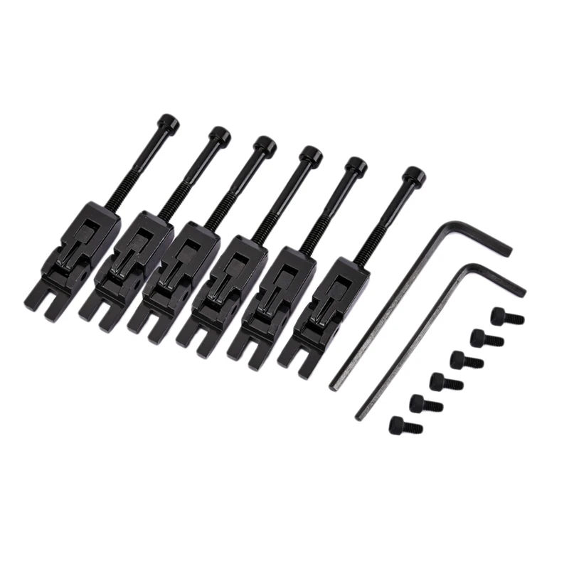 6 шт. Металлические гитарные скрепленные седла для Floyd Rose Tremolo Bridge запчасти|Детали