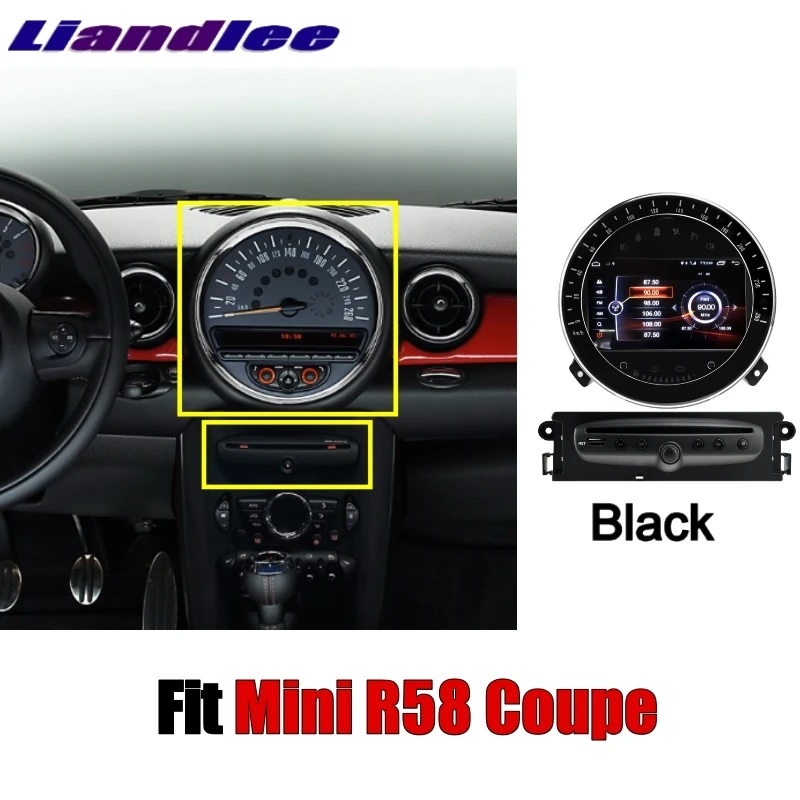 Автомагнитола Liandlee для Mini купе R58 2012 ~ 2017 система Android мультимедиа без DVD плеера NAVI