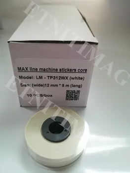 

Cable ID Printer Max Letatwin lm-tp312wx 12mmx8m White For wire marker electronic lettering machine lm-380e,lm-370e,lm-390a/pc