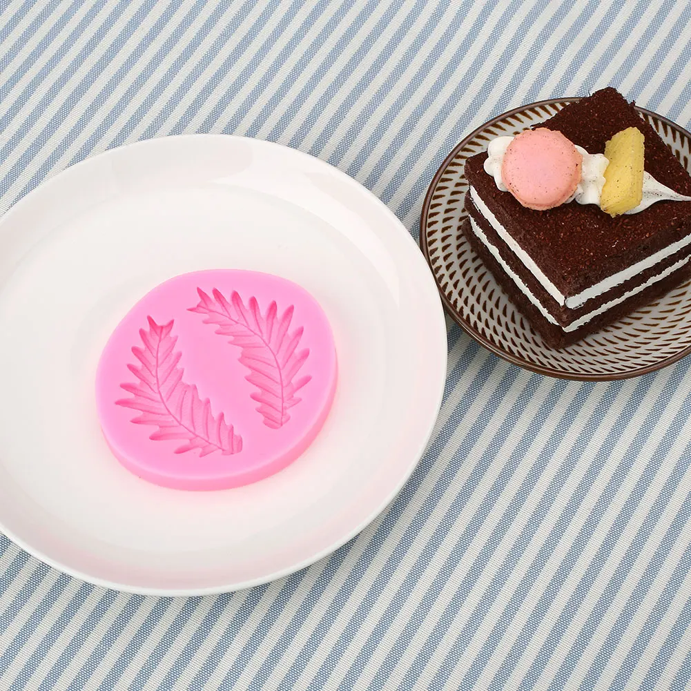 Оливковый лист силиконовый торт, Шоколадное Печенье Хлеб украшения выпечки Формы инструмент