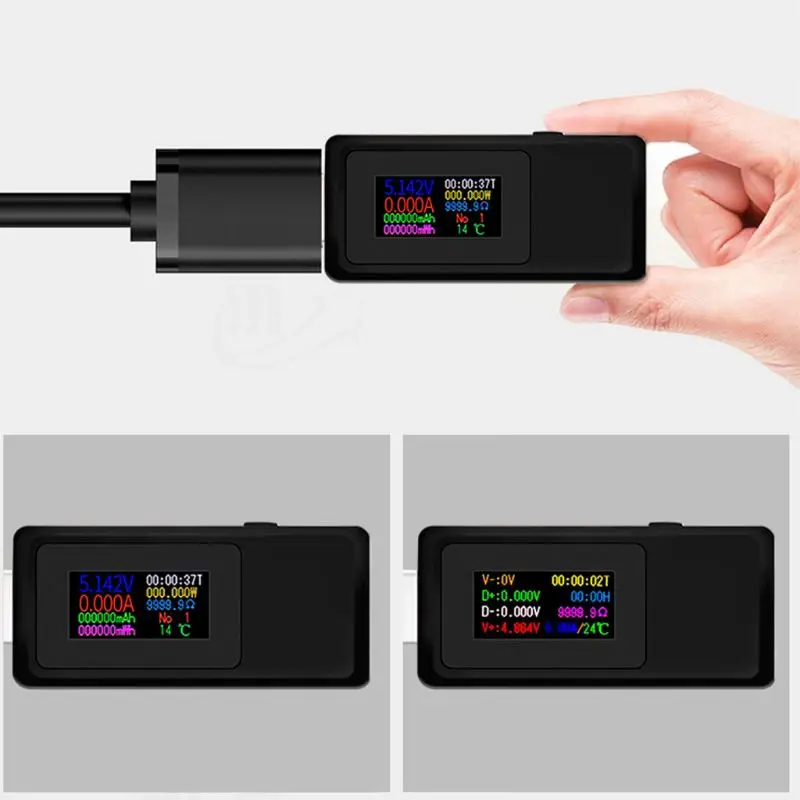 USB детектор вольтметр амперметр тестер напряжения измеритель тока C90A|Измерители