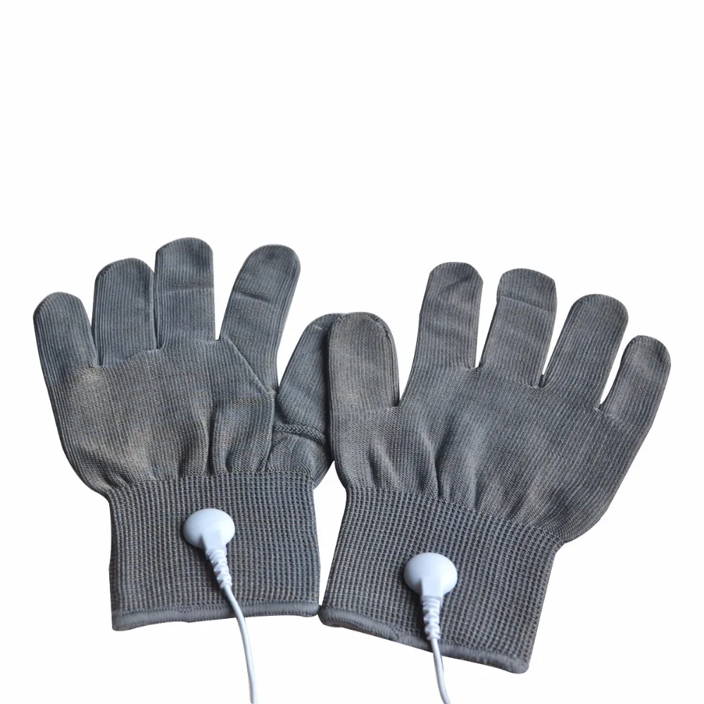 1-pairs-Pack-Conductive-Massage-Gloves-physiotherapy-electrotherapy-electrode-Gloves-Deep-Gray