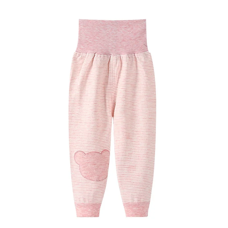 Штаны для малышей, леггинсы для маленьких девочек и мальчиков, одежда из хлопка для новорожденных, длинные штаны для малышей, Детские теплые штаны - Цвет: F