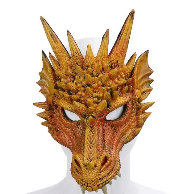 Косплей «Игры престолов» костюм дракона маска крылья взрослых костюмы на Хэллоуин для женщин малыш динозаврио маски Вечерние - Цвет: 16