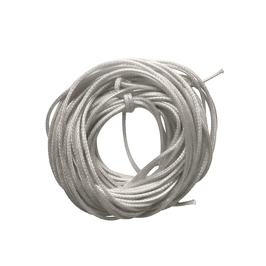 2 Pieces 10 Meters Waxed Nylon String Rope Cord for Jewelry Making 1.5mm Grey Pink