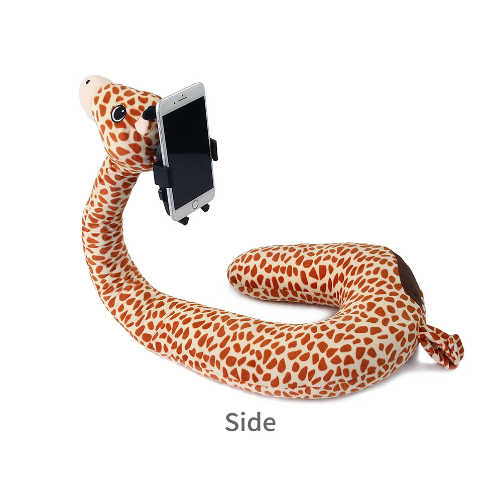 Coserland удивительный держатель для телефона на шею Многофункциональный Giraff косплей реквизит 75 см подушка с мобильным кронштейном поддержка шеи