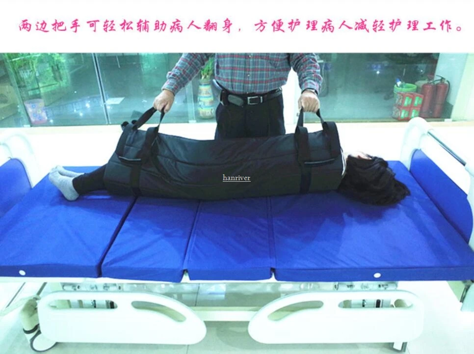 Шестерня переключения парализованных пациентов с старой кровати обработки сдвиг передачи колодки вспомогательные носилки переворачивать уход