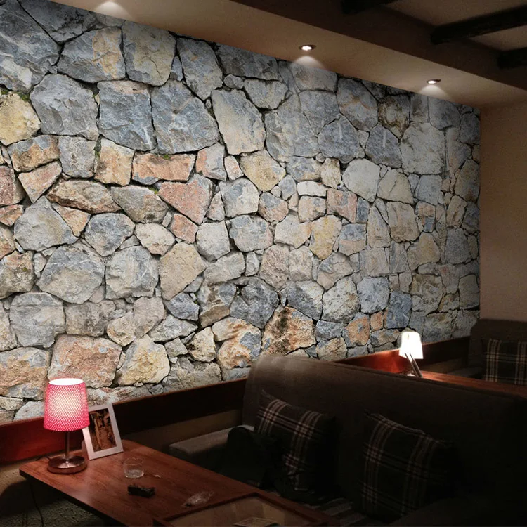 

Drop Shipping Custom Size Photo Modern 3D Stone Pattern Large Mural Cafe Restaurant Living Room Bedroom Sofa Wallpaper Mural