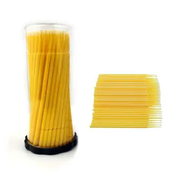 

GloryStar 100PCS Touch Up Paint Micro Brush Small Tips 1.0mm Micro Applicators