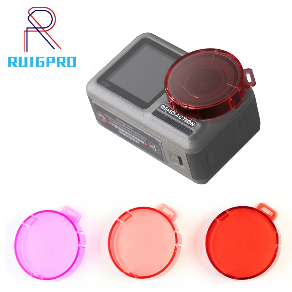 osmo action red filter