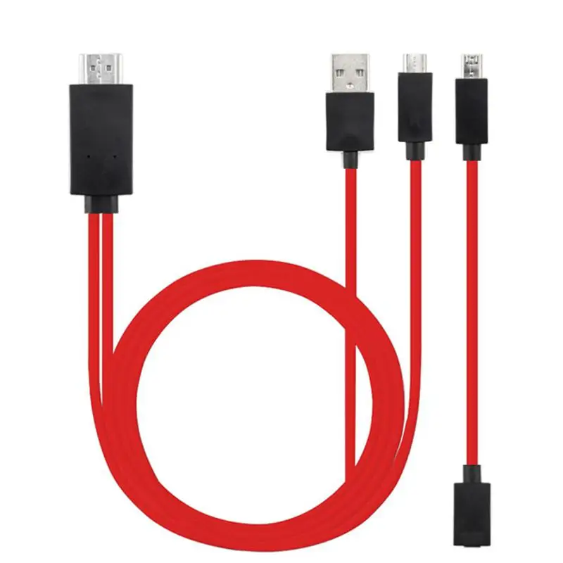 TWISTER.CK 5 Pin и 11 Micro USB HDMI 1080P HD ТВ кабель адаптер для телефона Android|Кабели передачи