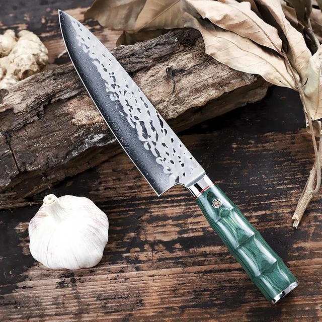 Knife 67 Layers Damascus Steel Kitchen Knives  Chef Knife 67 Layer  Damascus Steel - Kitchen Knives - Aliexpress