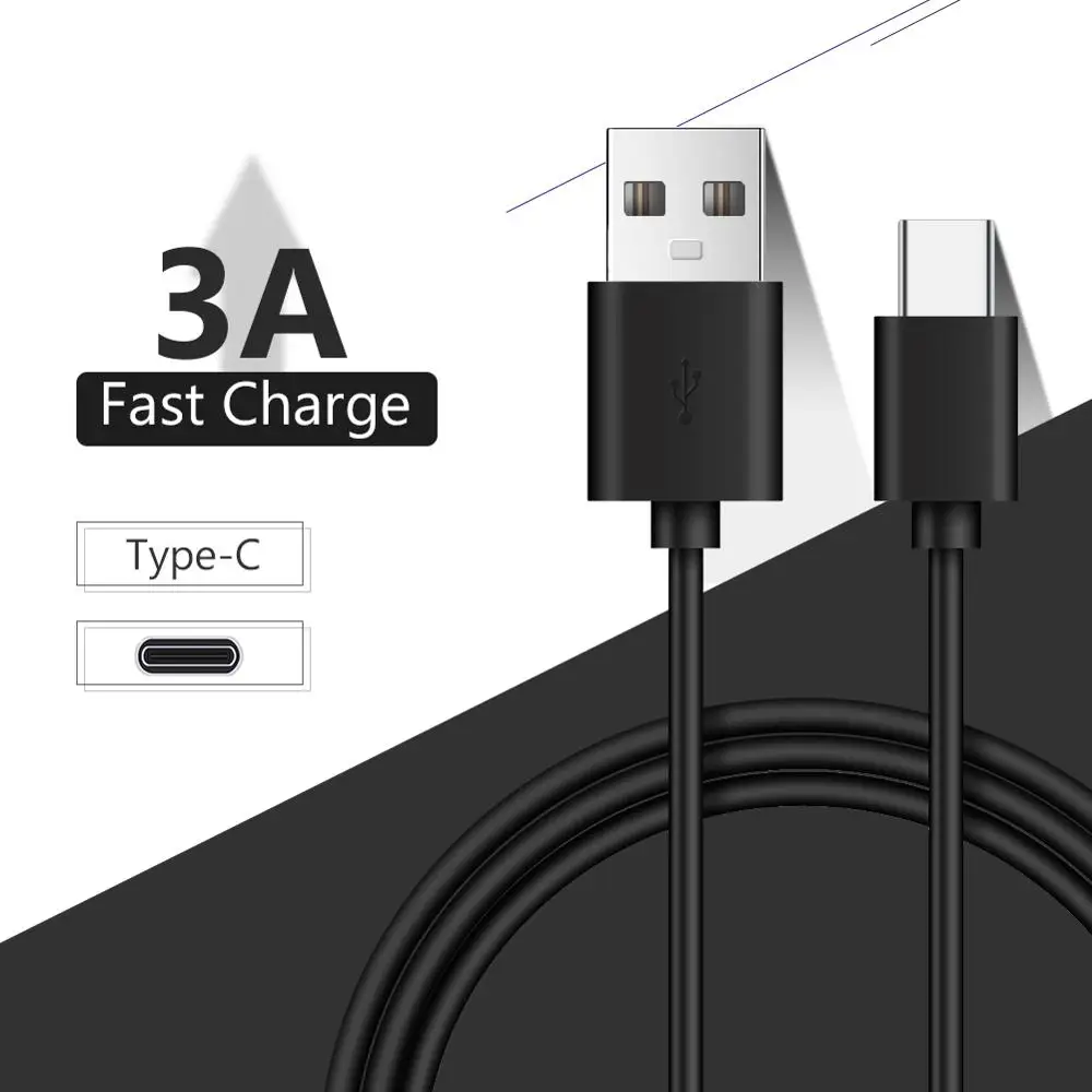 Быстрая зарядка Тип C кабель с разъемом usb-c для 3A телефон Зарядное устройство для зарядки и синхронизации для samsung S9 S9+ S8 плюс Xiaomi 0,25/1/1,5/2 м/3 м/Высокое качество