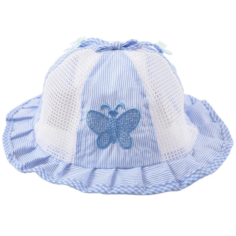 1St Baby Kinderen Kapppe Hüte Kinder Baskenmütze Schönen Schirmmütze Blau 
