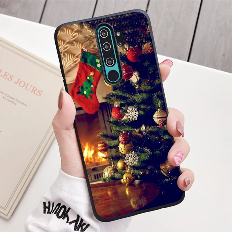 Chúc Giáng Sinh Silicone Ốp Lưng Điện Thoại Redmi Note 8 7 Pro S 8T Cho Redmi 9 7A Bao vỏ 