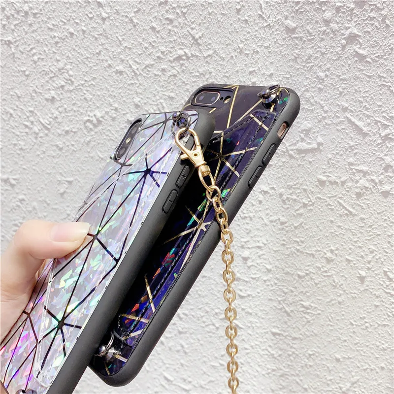 Чехол Кошелек для телефона с лазерным держателем карт кросс боди iPhone 11 12 PRO MAX 12MINI