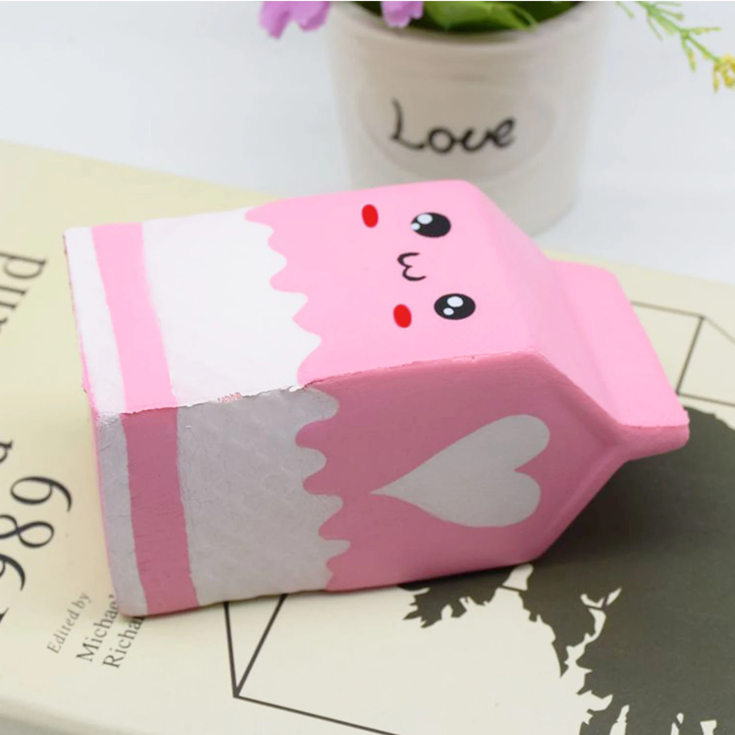Besegad Kawaii Большой мягкий молочный мороженое кофейная чашка сжимаемая игрушка