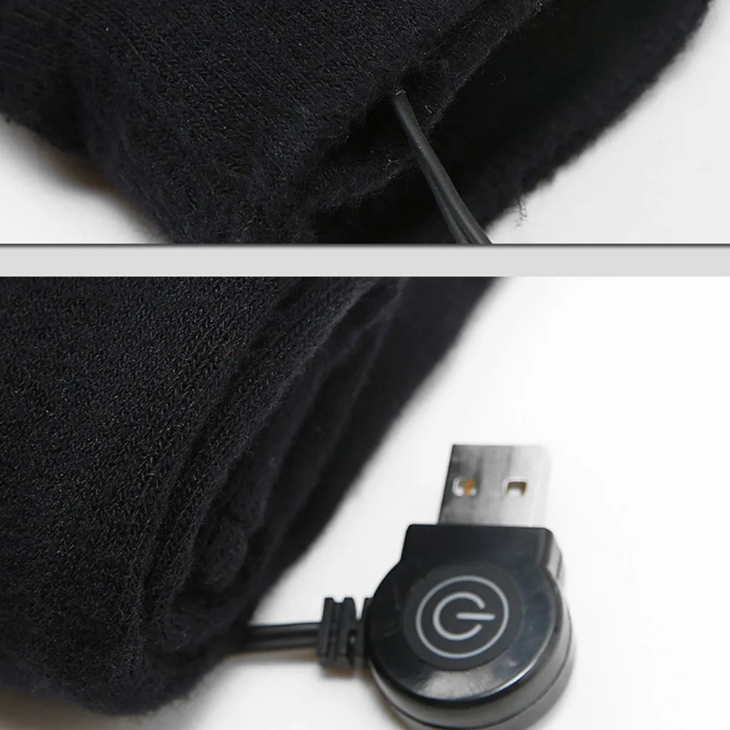 socks women harajuku Unisex Heated USB Charging Winter Warm Thermal Skiing Sports funny skarpetki calcetines