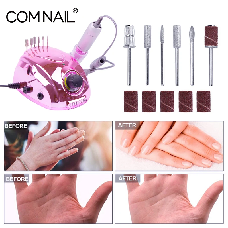 35000 об/мин Электрическая пилка для ногтей 45 Вт аппарат для маникюра педикюра пилка для ногтей Инструменты сверло для полировки набор инструментов